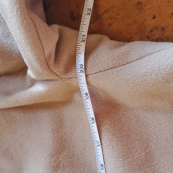 Vintage Penney's Union Made Austelle Fur Collar Scarf Pockets Long Sz. L Coat - Picture 5 of 16